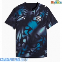 Camisa de time de futebol Paraguai Replicas 2º Equipamento Mundo 2026 Manga Curta